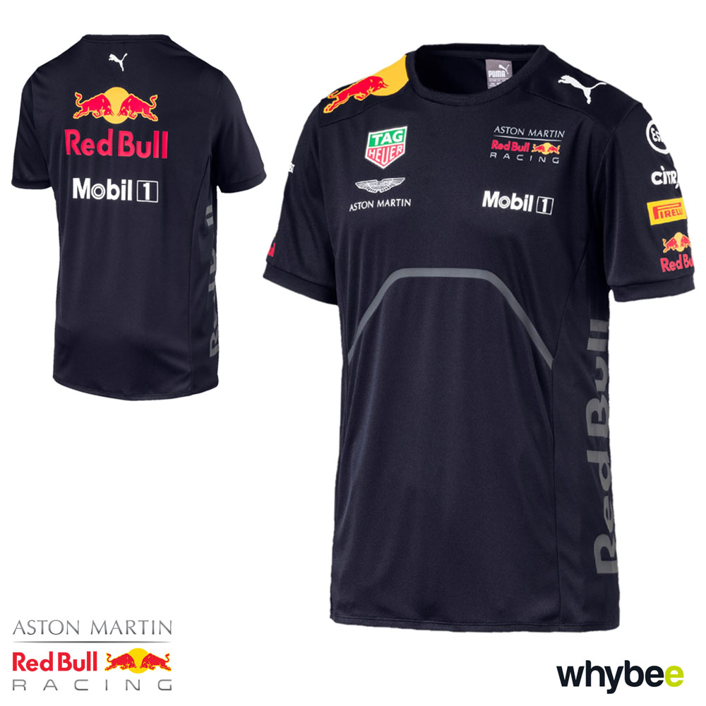 New! 2018 Red Bull Racing Formula One Mens Team T-Shirt Official Puma F1 Range | eBay