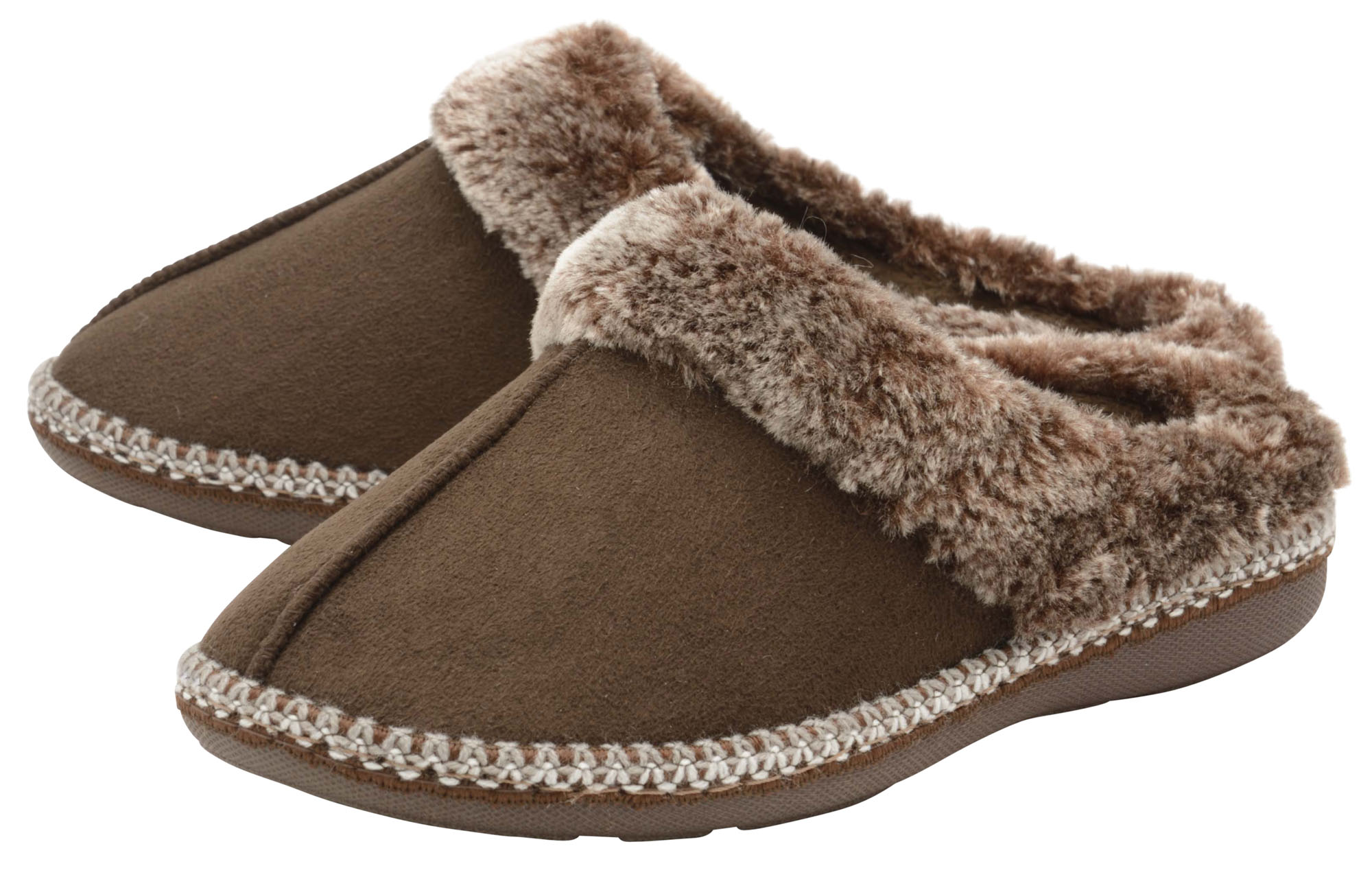 womens fur lined mules