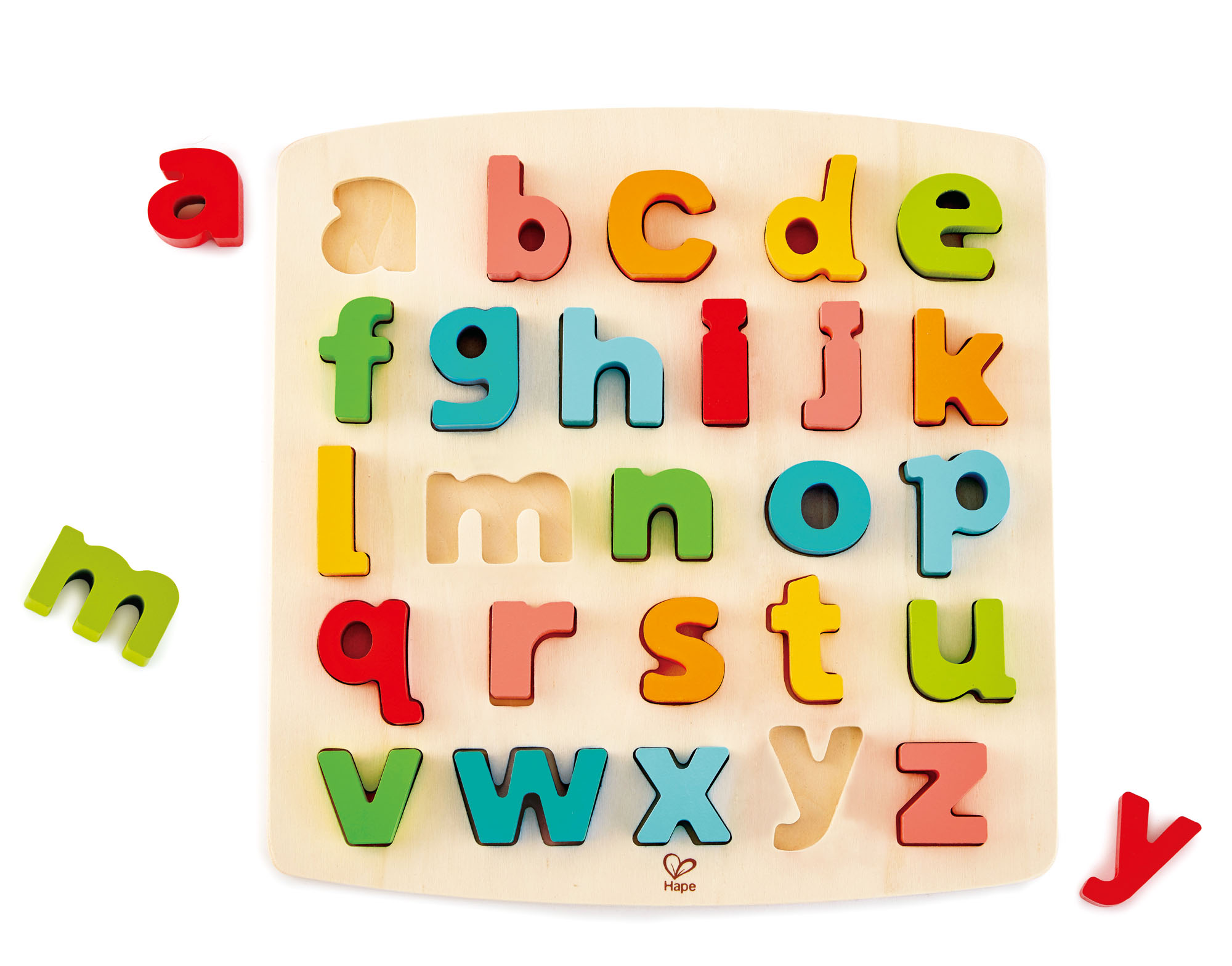 hape wooden alphabet puzzle