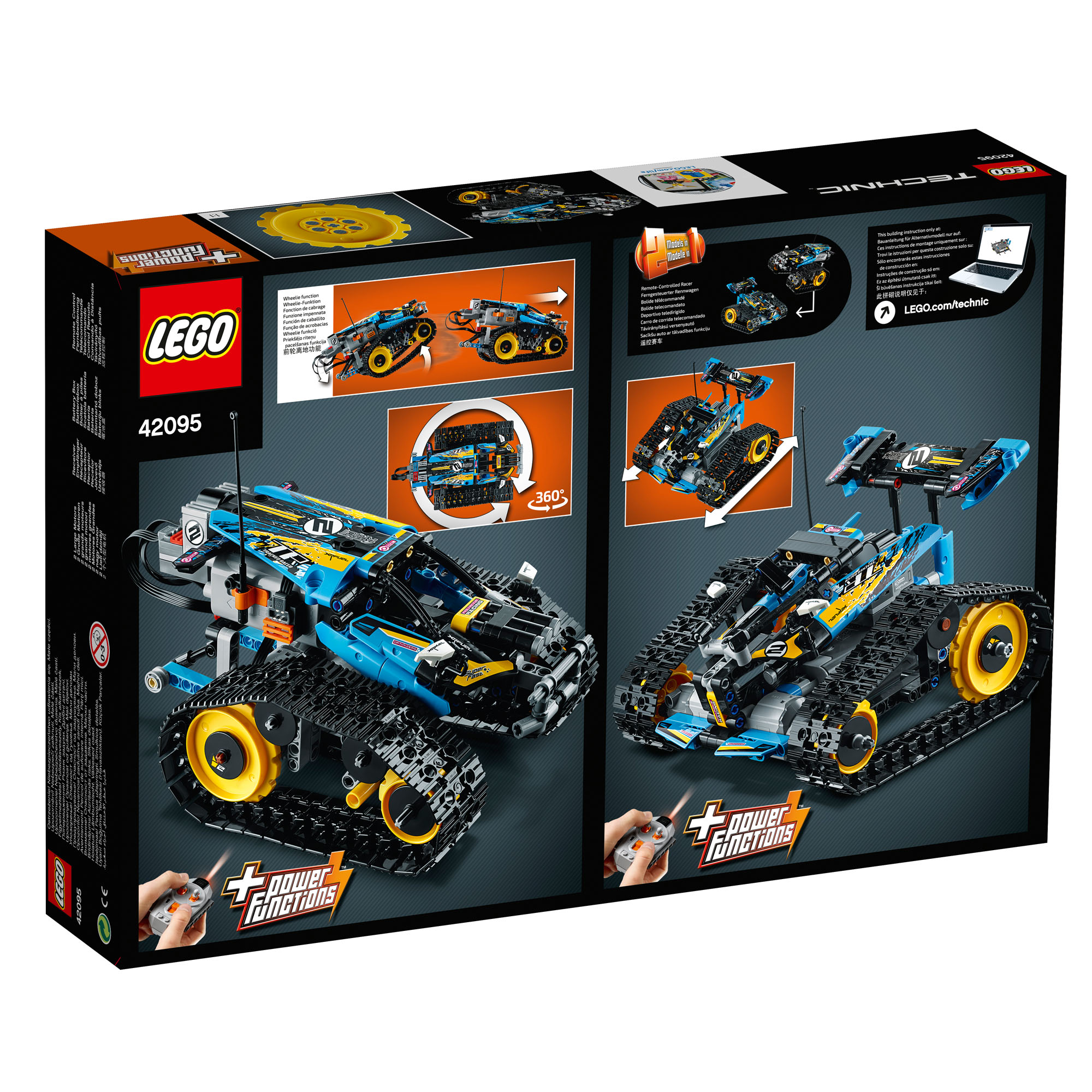 remote controlled stunt racer lego