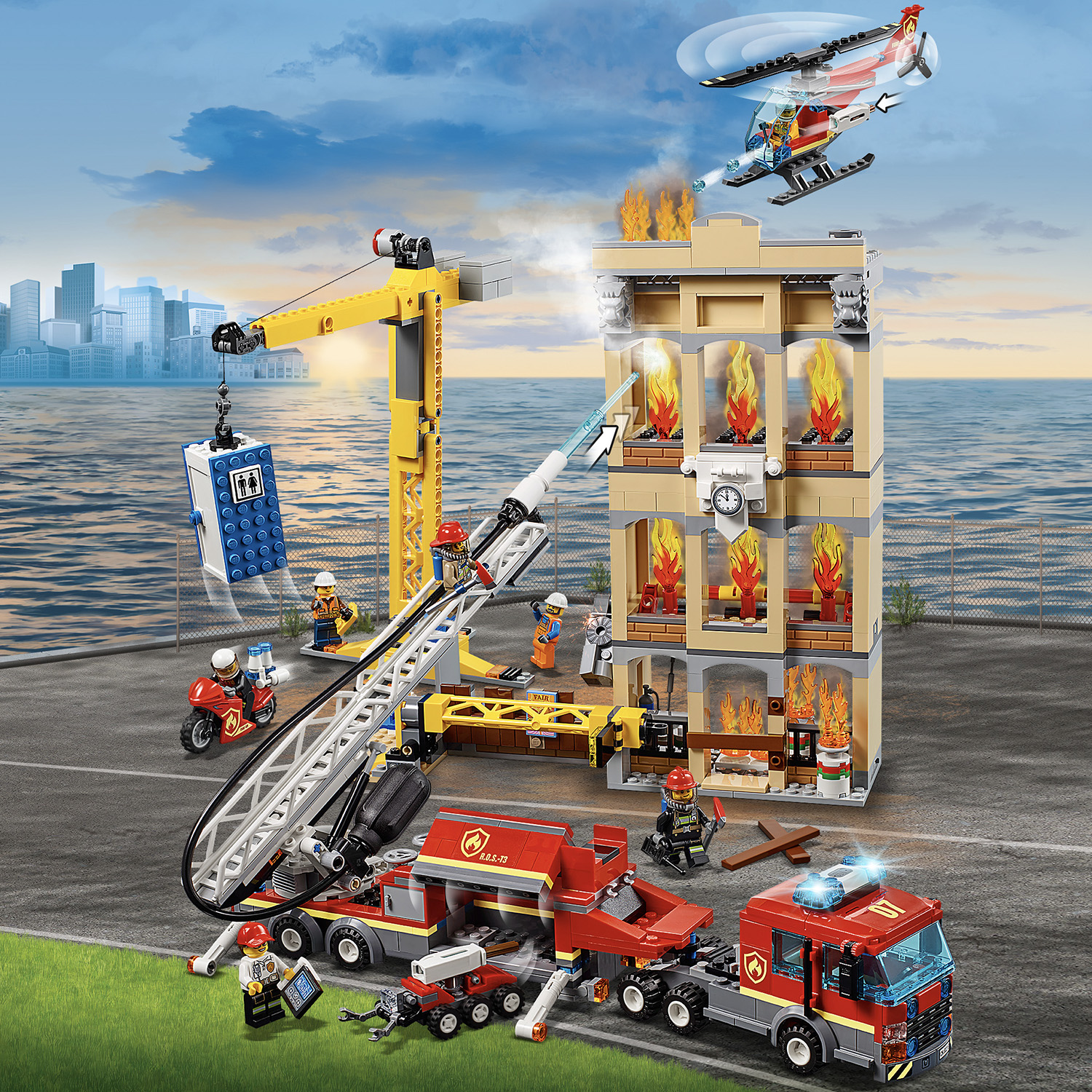 lego city fire brigade 60321