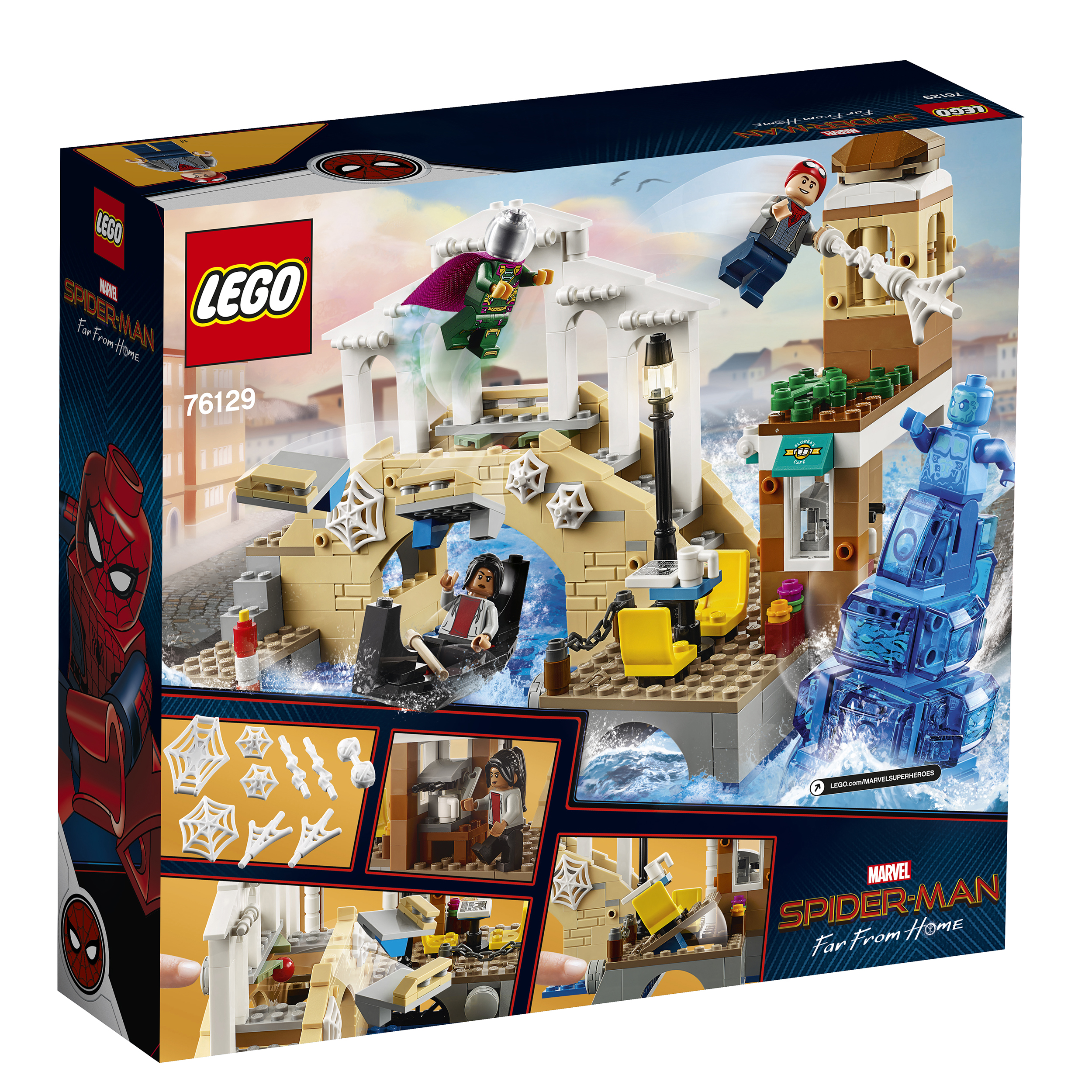 lego hombre araña lejos de casa