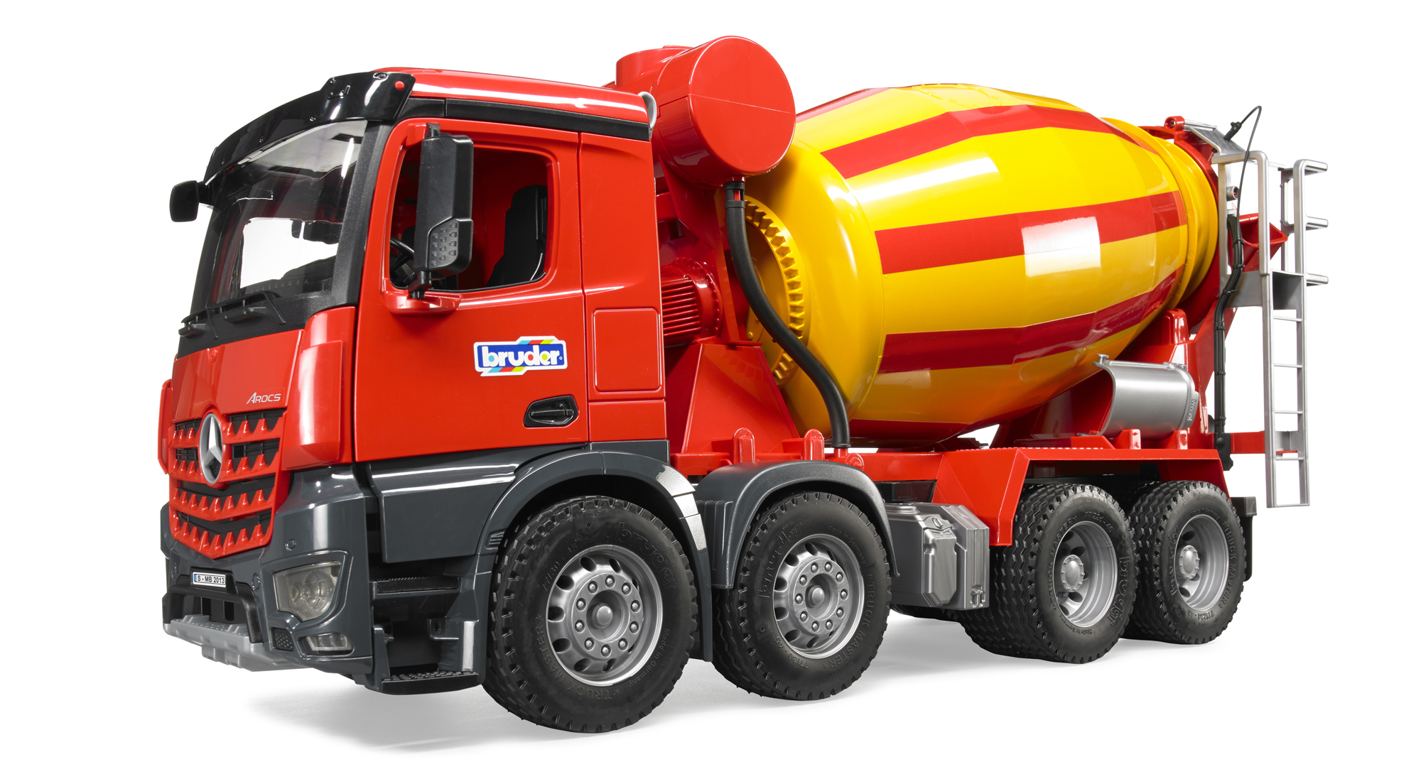 Bruder MB Arocs Cement Mixer Construction Truck Kids Toy Model Scale 1: ...