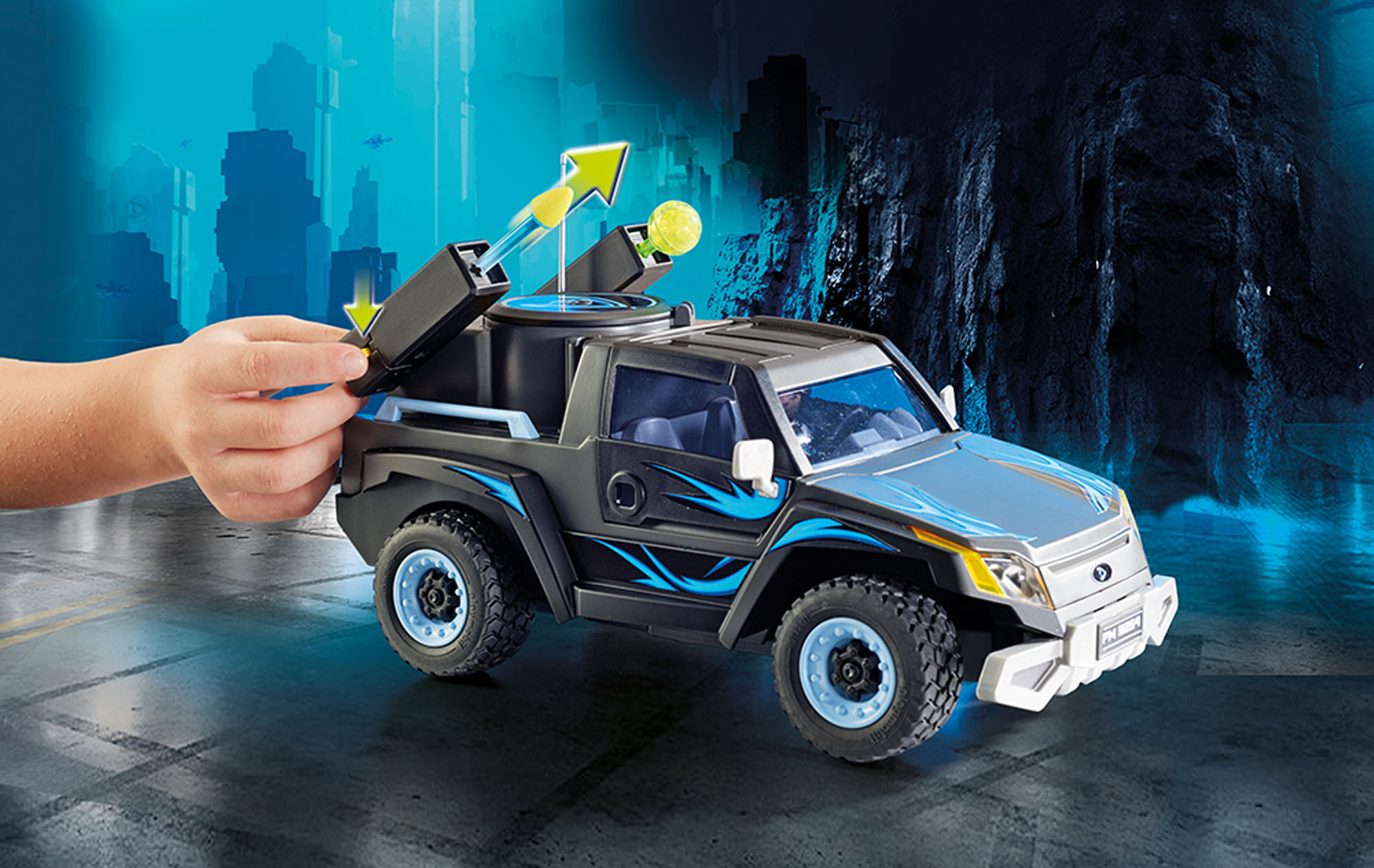 playmobil top agents robot