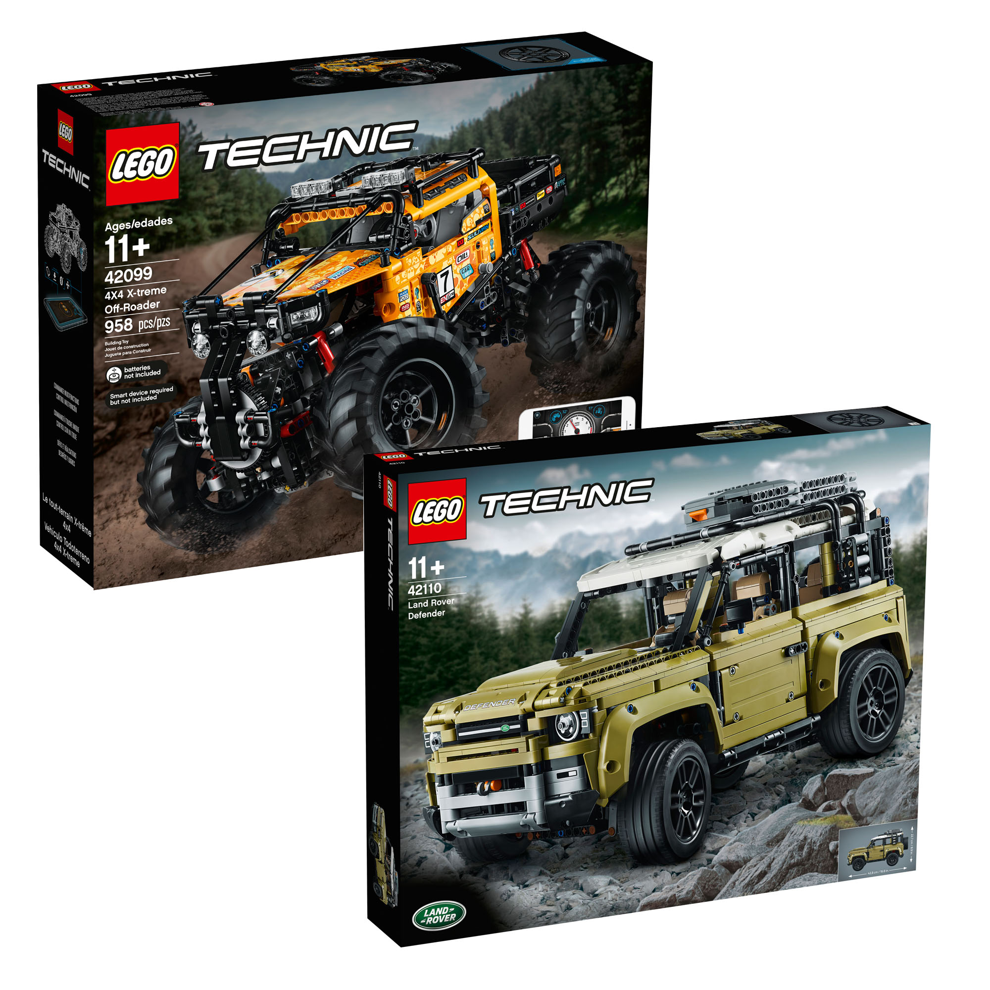lego 42110 technic land rover defender off roader 4x4 car toy
