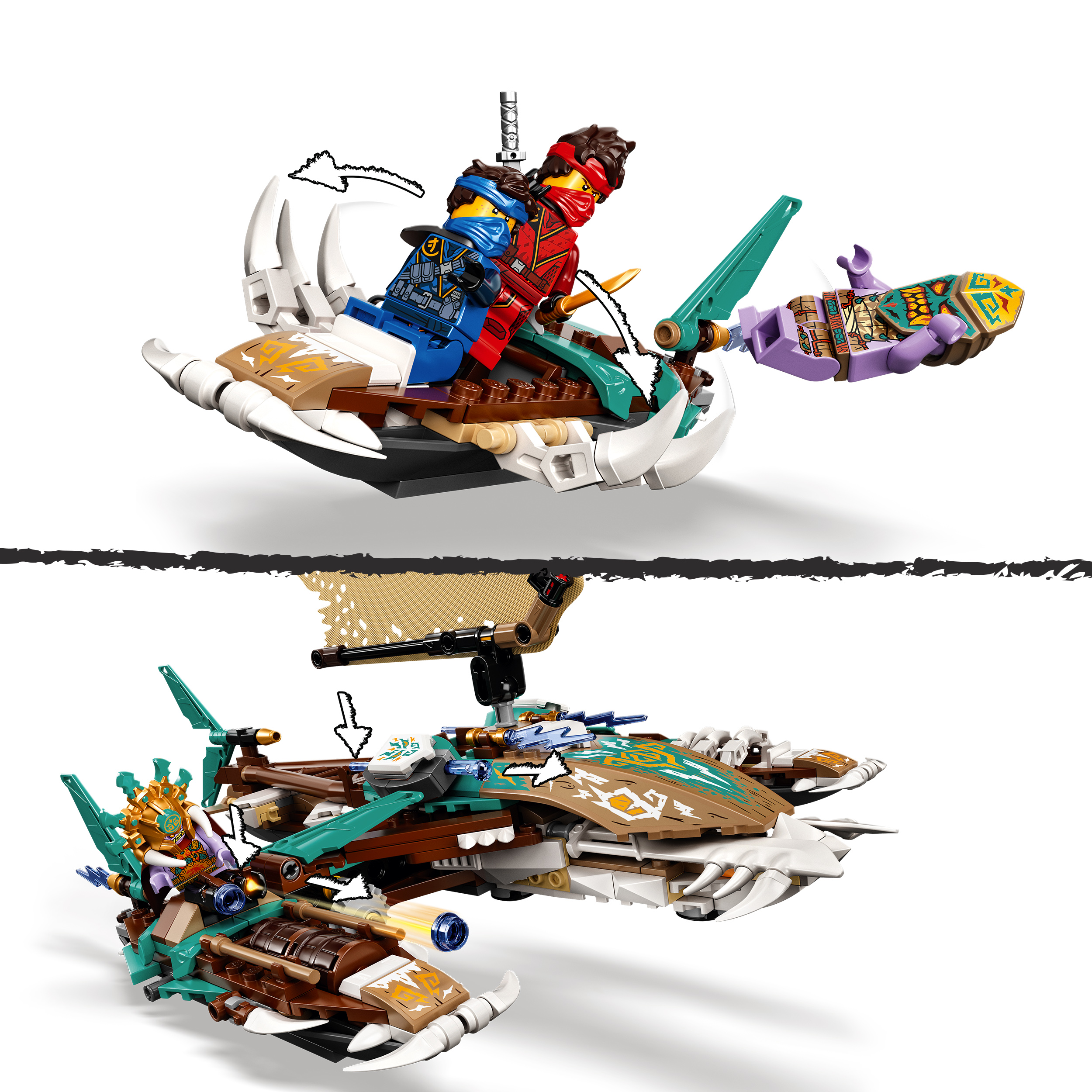 lego ninja boat