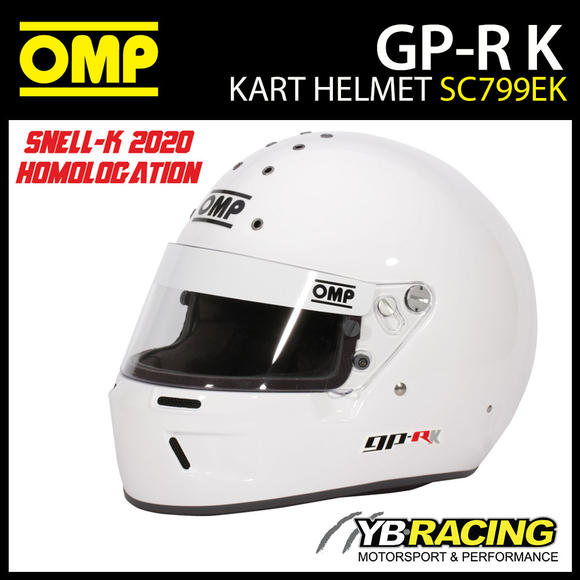 SC799EK OMP GP-R K 2022 Kart Helmet (SNELL-K 2020) Karting Motorsport Racing