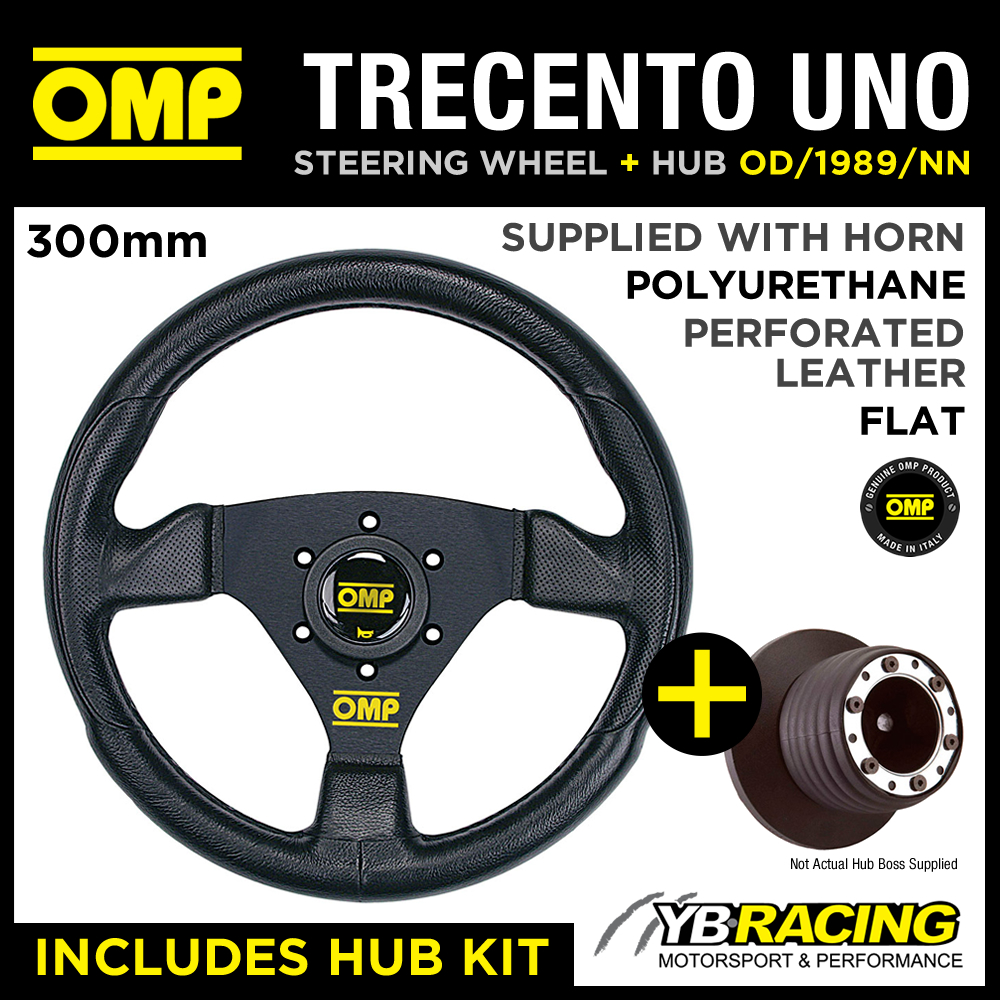 OMP TRECENTO UNO 300mm VOLANTE & BOSS per FORD FIESTA ST150 04-08 