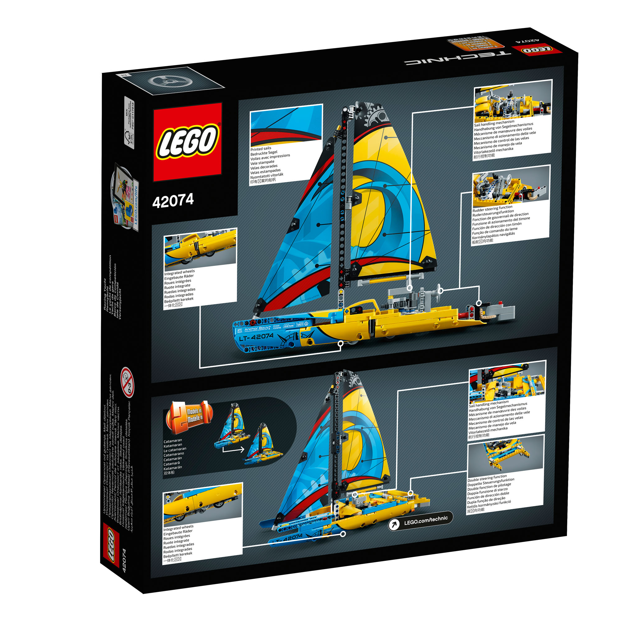 lego technic sailing boat