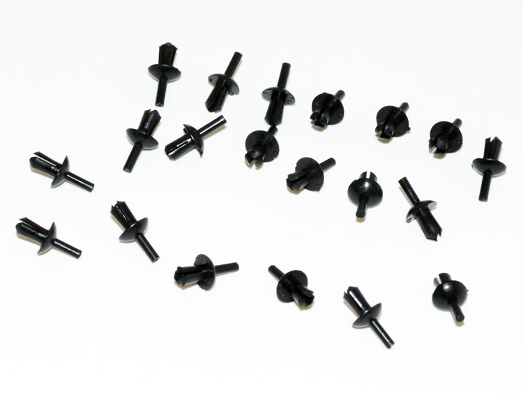 Peugeot 106 Door Seal Fixing Rivets (Pack of 20) XS XSi RALLYE GTi QUIKSILVER