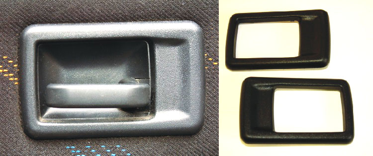 Peugeot 106 Interior door handle covers (PAIR) XS XSi RALLYE GTi QUIKSILVER