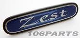 DISCONTINUED Peugeot 106 ZEST Dashboard Badge - New Genuine Peugeot Part