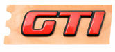 DISCONTINUED Peugeot 106 GTi 1.6 16v Wing Badge in Red - New Genuine Peugeot Part