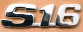 Peugeot 106 Silver 106 S16 Body Badge - New Genuine Peugeot Part
