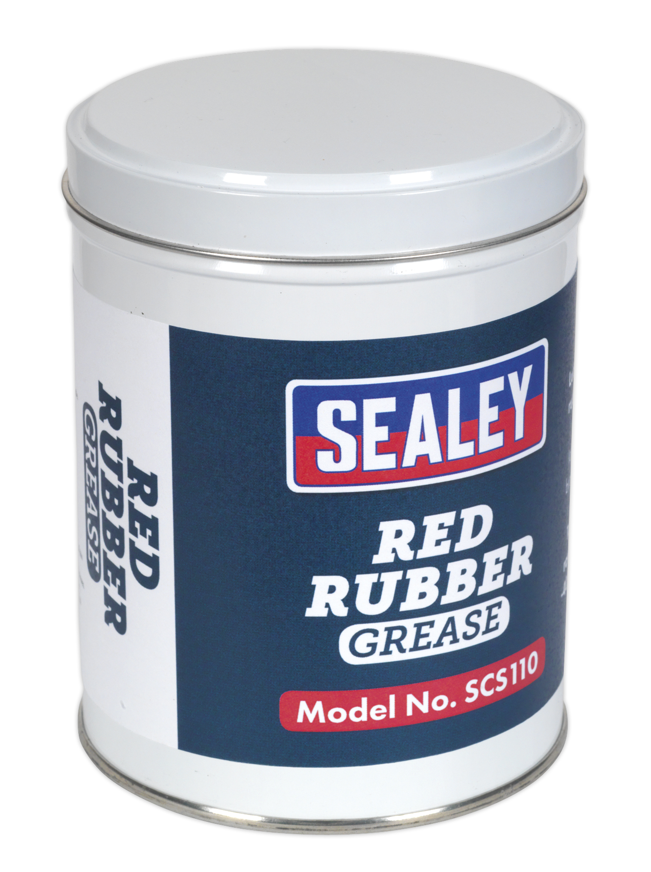 SCS110 Sealey Red Rubber Grease 500g Tin [Oils & Lubricants] [Consumables]