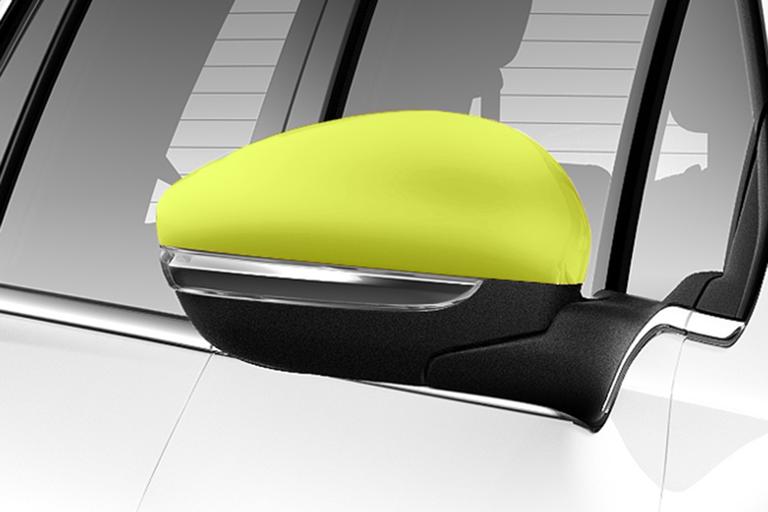 NEW! PEUGEOT 2008 DOOR MIRROR COVERS CAPS - DOWNTOWN CITRUS COLOUR