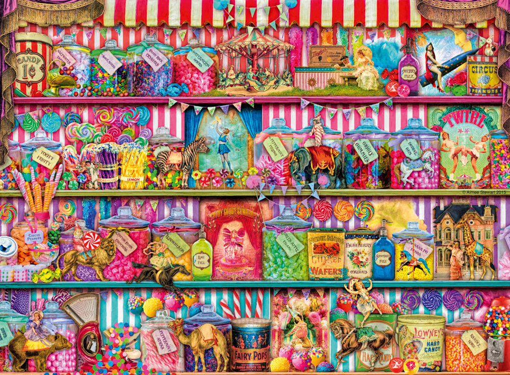 14653 Ravensburger The Sweet Shop 500pc [Adult Jigsaw Puzzle] New in