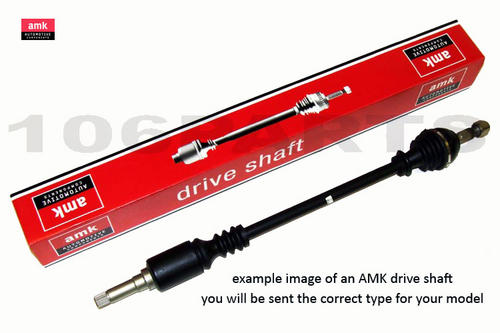 Peugeot 106 L/H Drive Shaft for 1.0 1.1 3-Stud Models AMK DS1164 Thumbnail 1