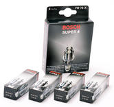 Peugeot 106 Bosch Super-4 Spark Plugs (4) XSI RALLYE GTI Bosch FR78X