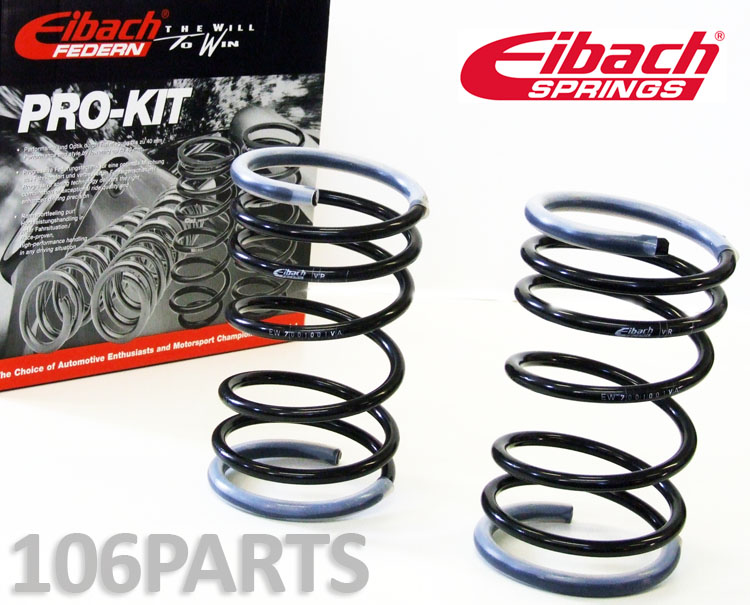 Peugeot 106 Eibach Pro-Kit -25/35mm Springs Peugeot 106 1.3 Rallye & XSi Eibach