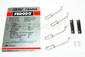 Peugeot 106 Rear Brake Pad Fitting Kit S2 RALLYE GTI VTS Ferodo FBA504