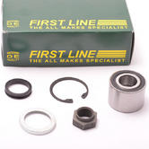 Peugeot 106 Rear Wheel Bearing (1) OD 52mm (2) for Drum Brakes Firstline FBK080