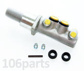 Peugeot 106 Master Cylinder 19.0mm Aluminium 4-Port Series 2 1.1 1.4 1.5D w/o ABS