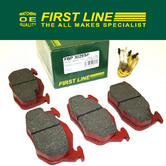Pug 106 Sports Front Brake Pads 106 S1 Rallye & XSi + WEAR SENSORS Firstline