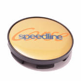 SPEEDLINE CORSE ALLOY WHEEL GOLD CENTRE CAP (1) with Plastic Back 60mm