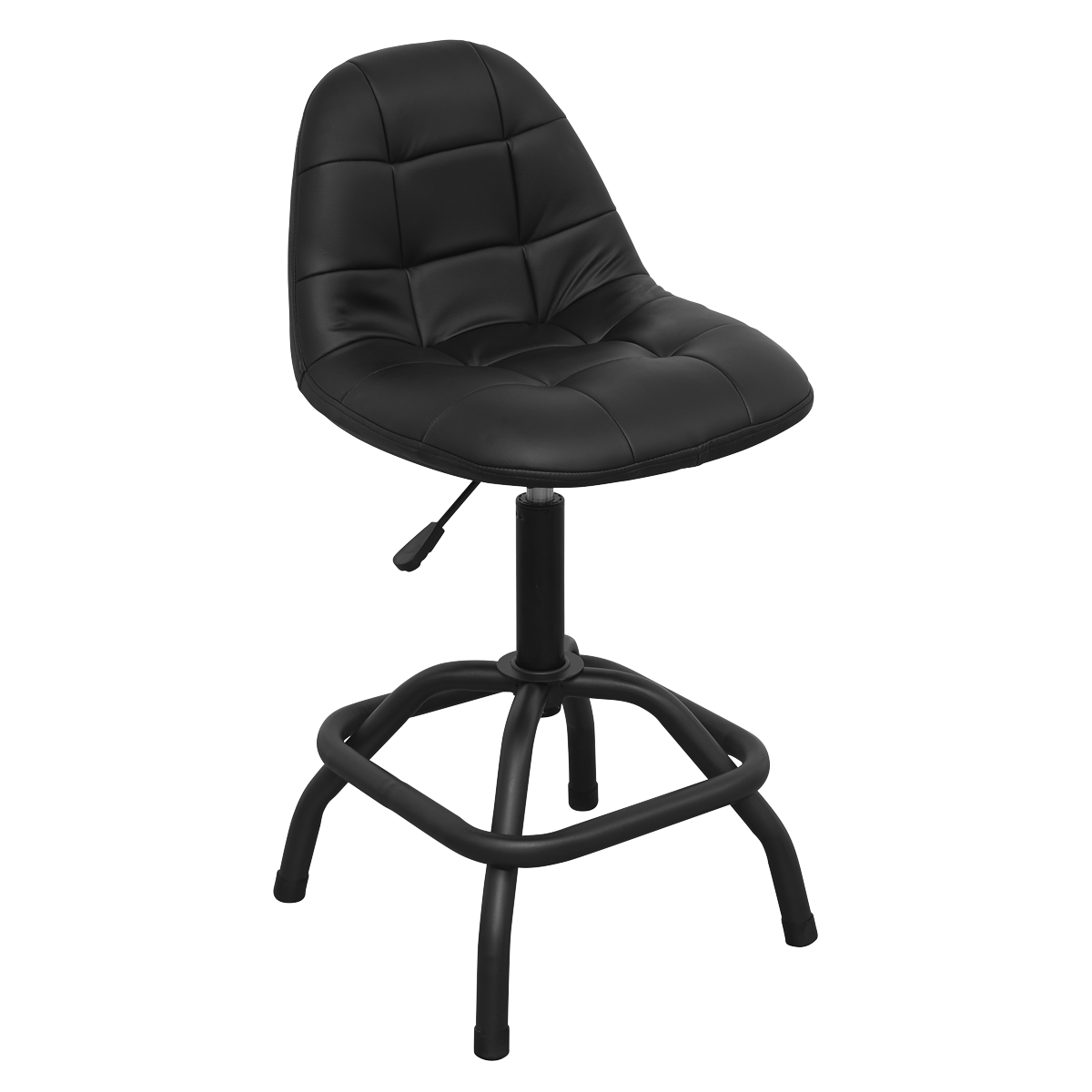 KS TOOLS movable and Height Adjustable Workshop Stool load capacity up to 135kg 