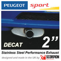 PEUGEOT SPORT GROUP N EXHAUST PEUGEOT 106 GTI RALLYE XSI  2" ROLLED IN TAILPIPE