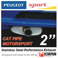 PEUGEOT SPORT MOTORSPORT CAT 2" EXHAUST PEUGEOT 106 GTI RALLYE XSI - with CAT!