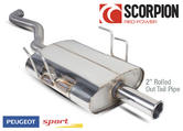 PEUGEOT SPORT GROUP N EXHAUST 2" TAILPIPE BACKBOX for PEUGEOT 106 GTI RALLYE XSI