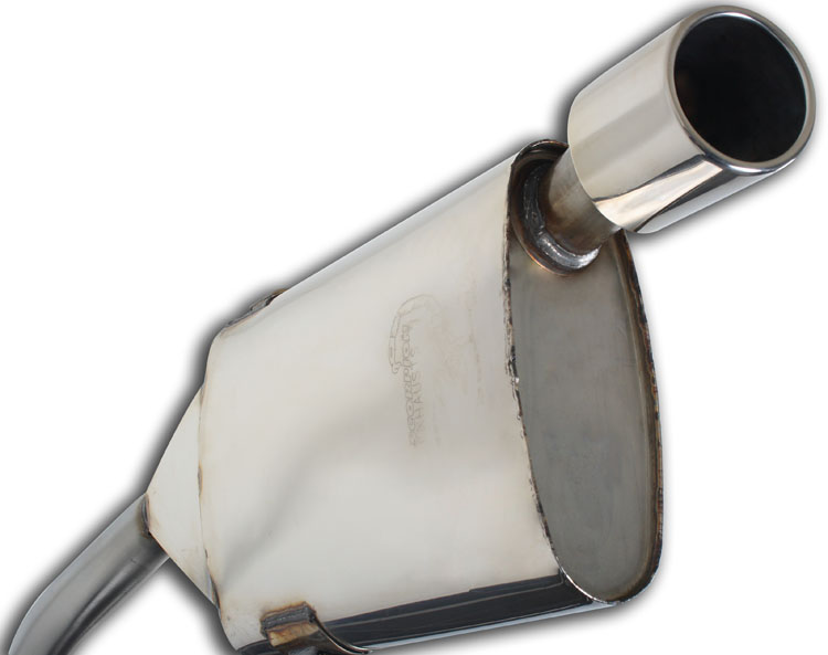 SAXSPORT 3" ROAD EXHAUST BACKBOX MADE BY SCORPION for CITROEN SAXO VTR VTS