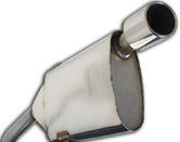SAXSPORT 3" ROAD EXHAUST BACKBOX MADE BY SCORPION for CITROEN SAXO VTR VTS