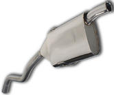 SAXSPORT 2" RACE EXHAUST BACKBOX MADE BY SCORPION for CITROEN SAXO VTR VTS