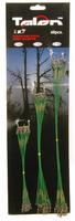 CARD OF 60 TALON STAINLESS STEEL WIRE TRACES PERCH PIKE