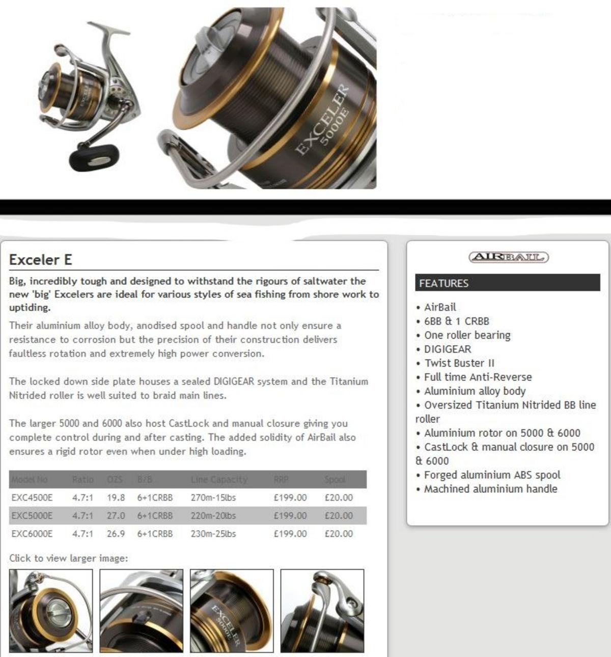 daiwa exceler 6000