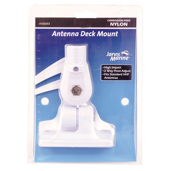 JARVIS WALKER MARINE NYLON ANTENNA DECK MOUNT Jarvis Marine Fishing Mad