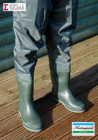 SHAKESPEARE SIGMA FELT SOLE NYLON HIP THIGH WADERS SIZES 7-12