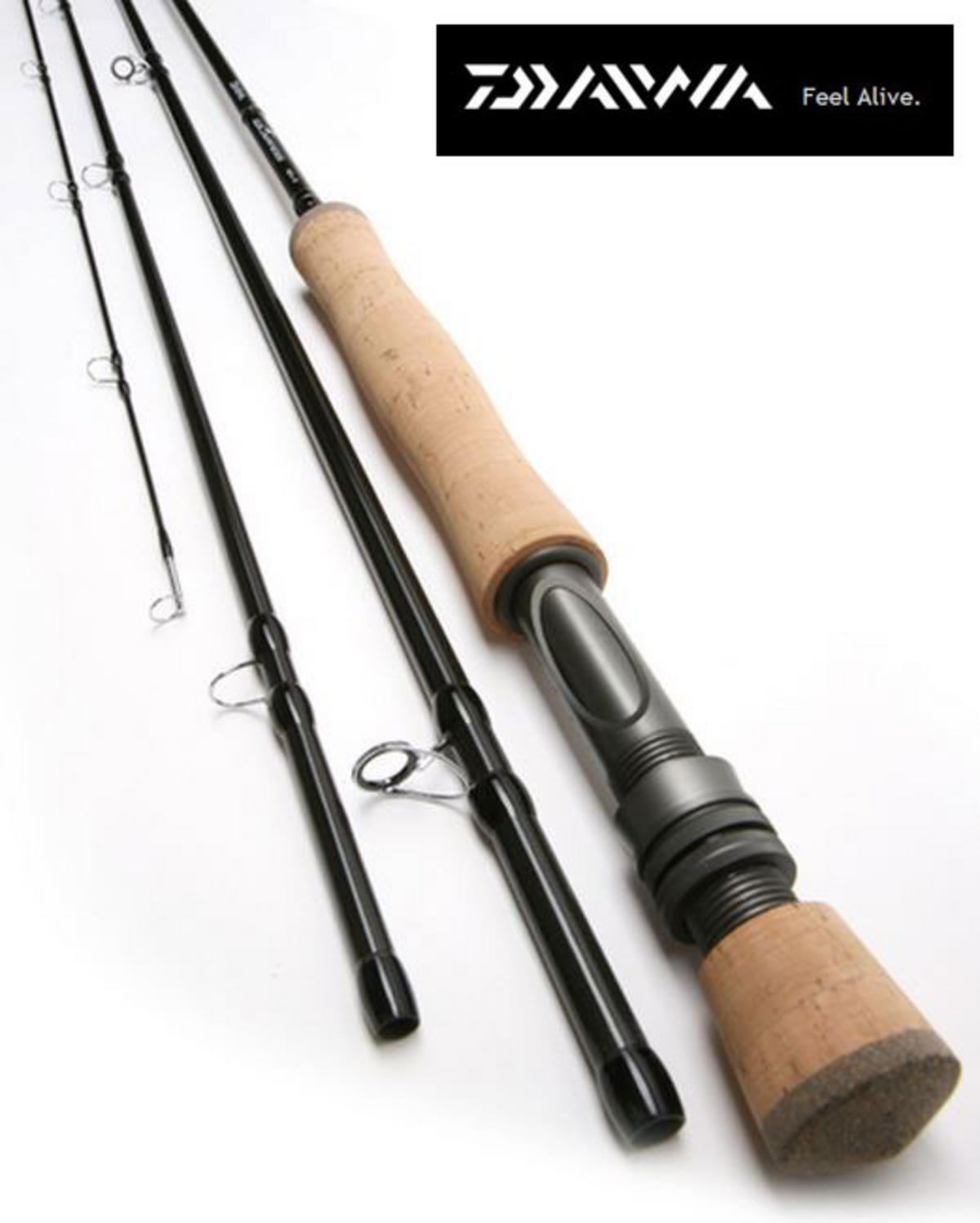NEW DAIWA WILDERNESS FLY FISHING ROD 8' 10' 4PC ALL MODELS Fly Rods