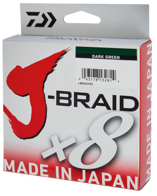 New Daiwa J-Braid X8 Fishing Line – 150m Spool – All Colours & Breaking Strains