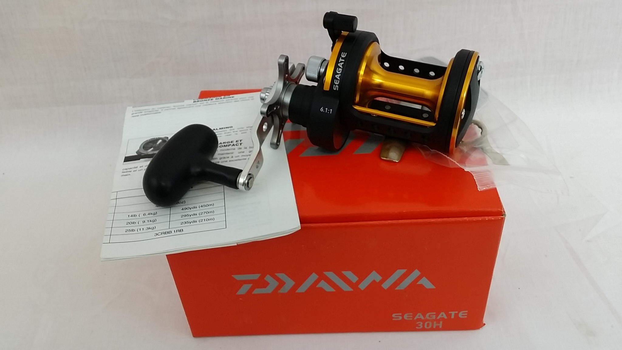 BRAND NEW CLEARANCE DAIWA SEAGATE 30H MULTIPLIER FISHING REEL | eBay