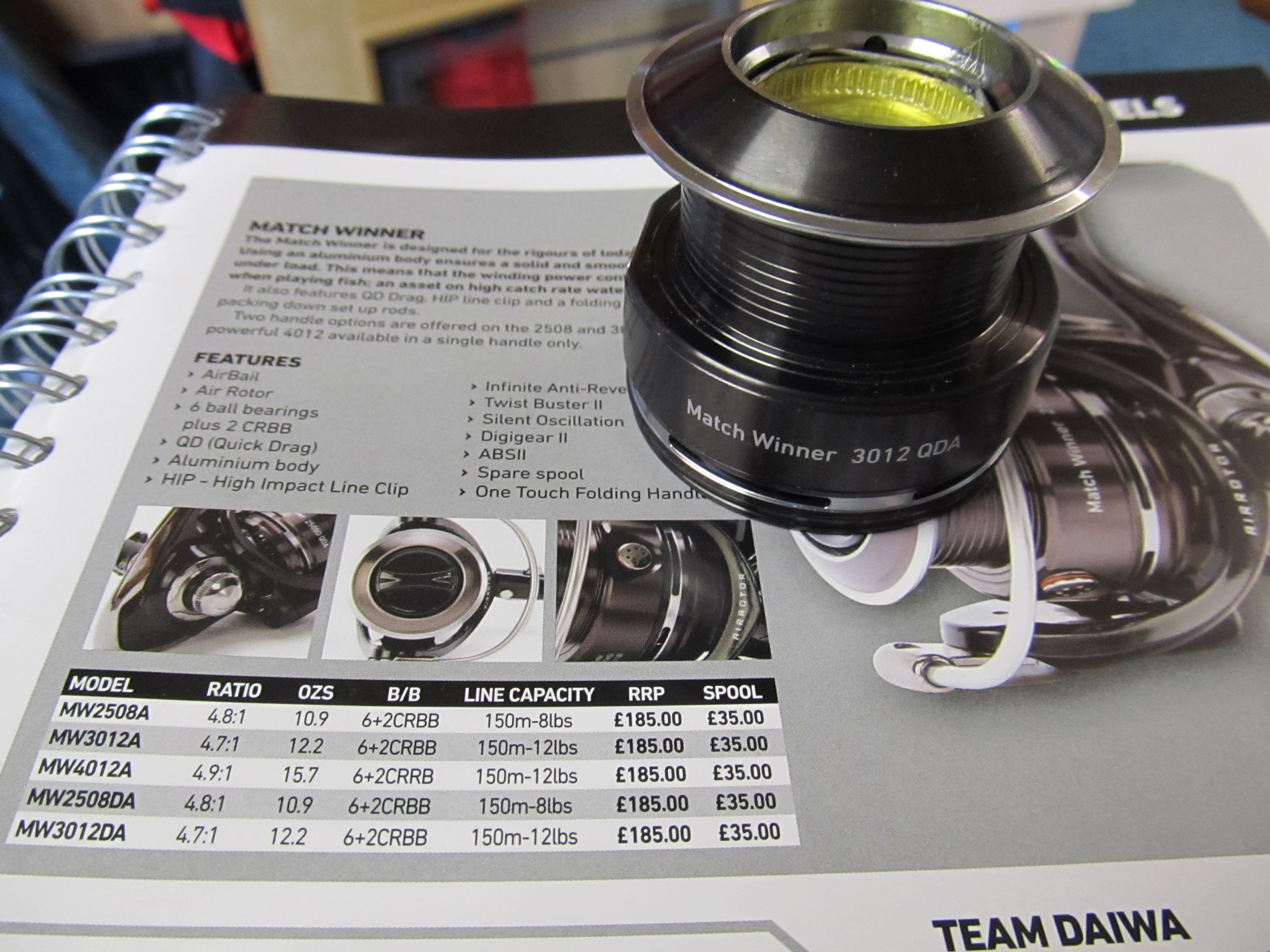 daiwa matchwinner reel