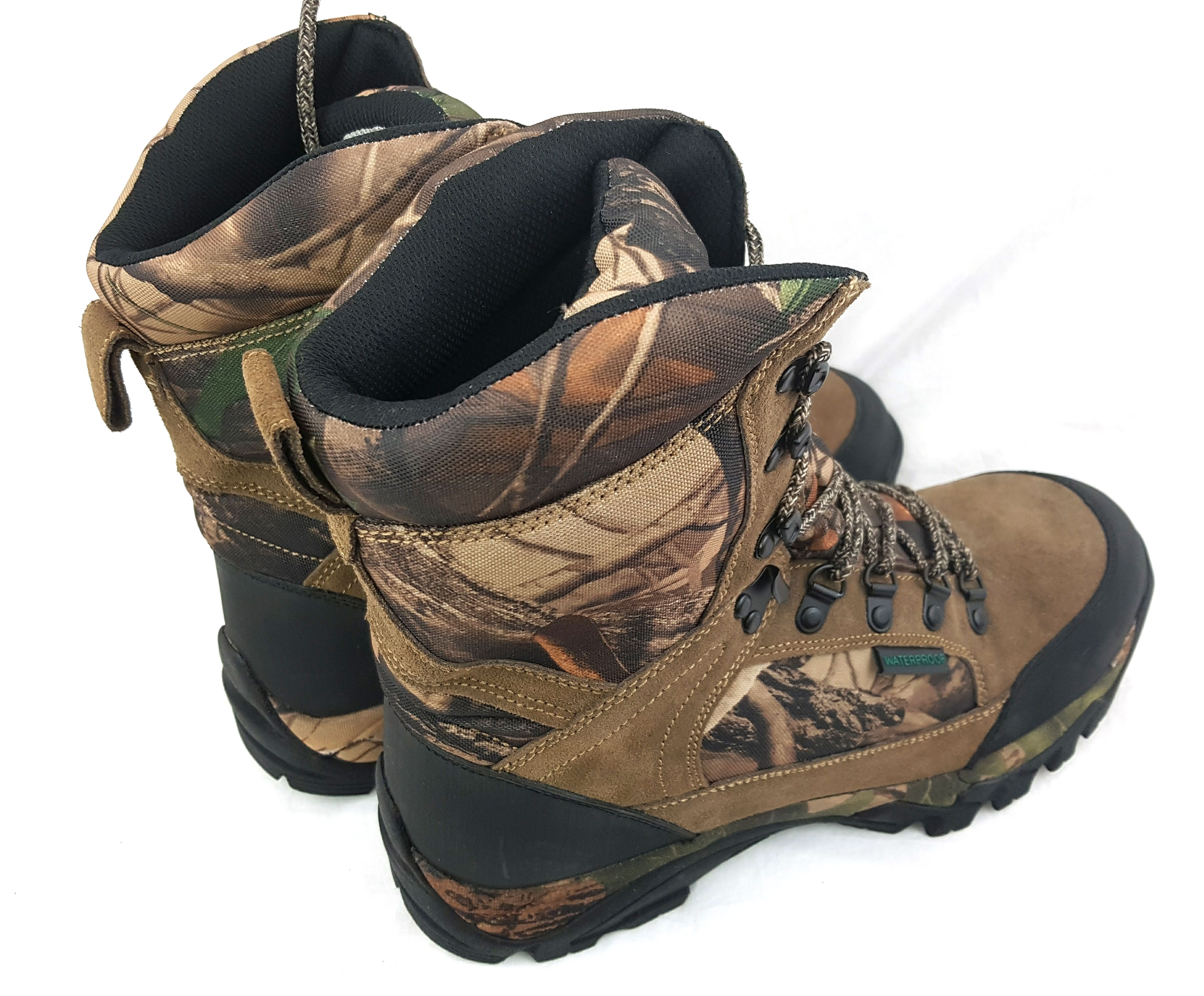 BISON SUEDE LEATHER CAMO WATERPROOF BOOTS eBay