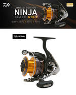 New Daiwa Ninja Black & Gold Limited Edition Fishing Reel - All Models