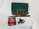 TRAVEL FISHING KIT 9' 6 SECTION ROD ,REEL AND GAME BAG