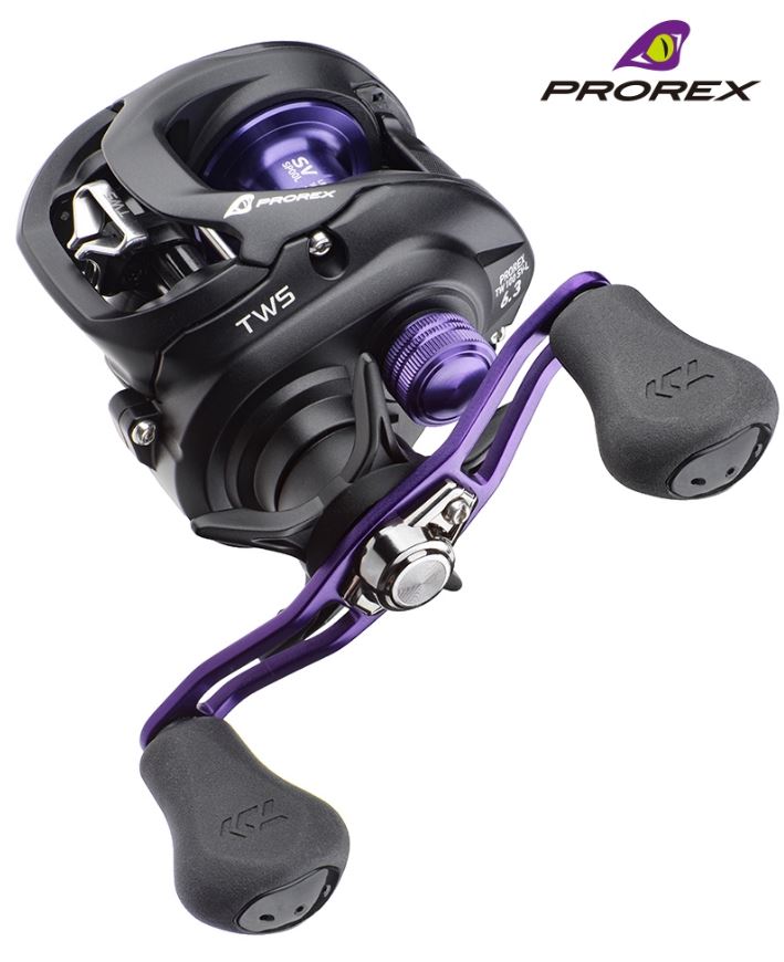 purple baitcaster