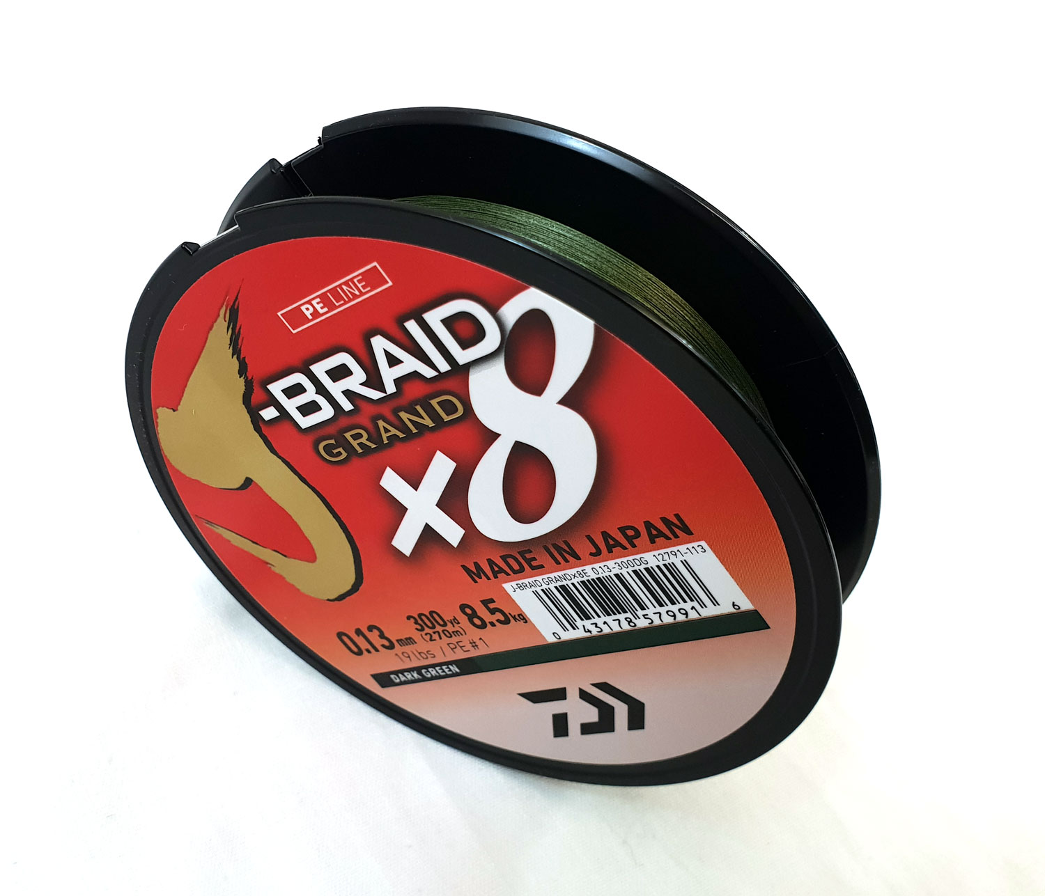 New Daiwa J-Braid Grand X8 Fishing Line 135m - All Colours & Breaking Strains - Picture 7 of 26
