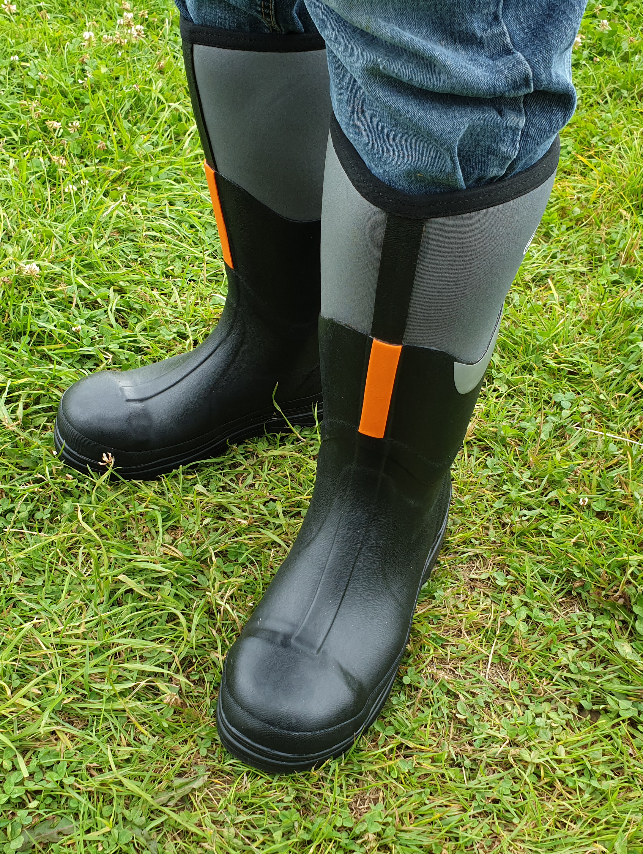 BISON NEOPRENE WELLINGTON MUCK BOOT STEEL TOE CAP SAFETY SHOE eBay